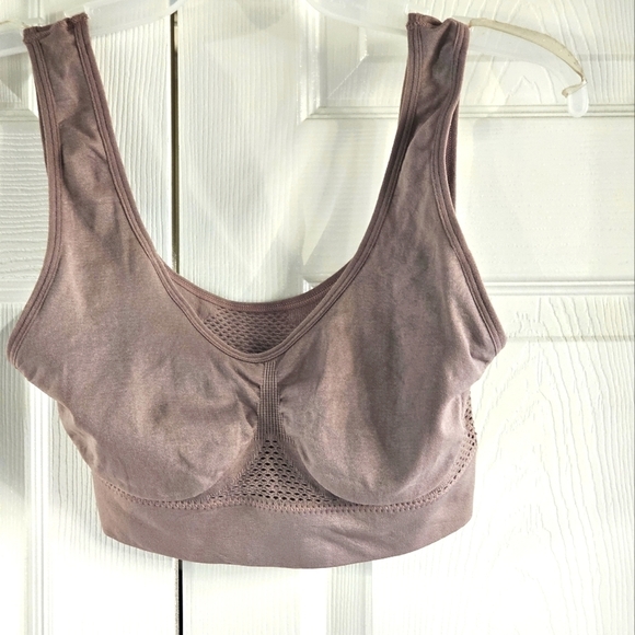 NWT Amazon Wireless Sports Bra Beige/Taupe 2XL - Picture 1 of 7